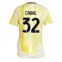 Juventus Juan Cabal #32 Replica Away Shirt Ladies 2024-25 Short Sleeve